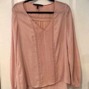WHBM peach blouse size 12